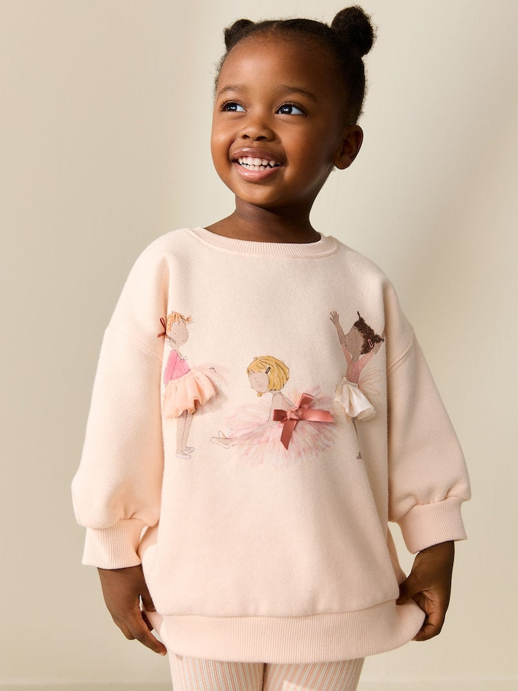 Pink Ballerinas Sweatshirt and Leggings Set (3mths-7yrs)
