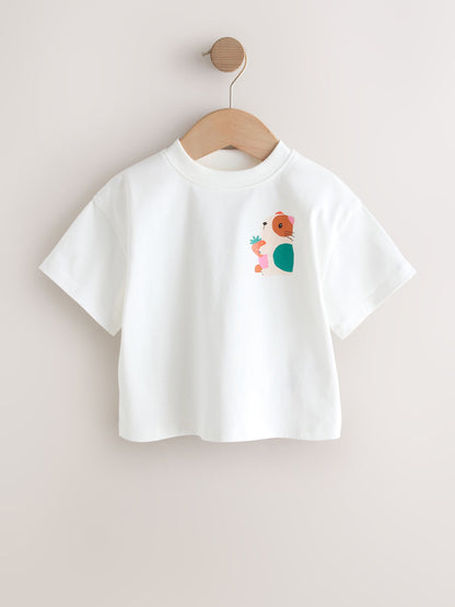 Blue/Green T-Shirts 4 Pack (3mths-7yrs) - Size 3-6 Months (62-68cm)