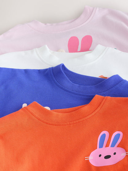 Blue/Green T-Shirts 4 Pack (3mths-7yrs) - Size 3-6 Months (62-68cm)