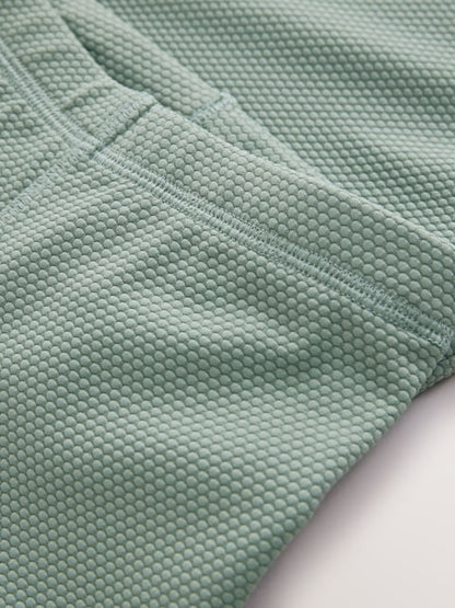 Green Textured Swim Set (3mths-7yrs) - Size 3-6 Months (62-68cm)