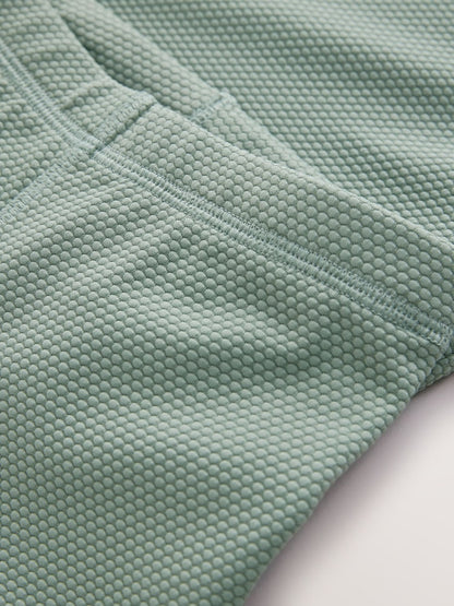 Green Textured Swim Set (3mths-7yrs) - Size 3-6 Months (62-68cm)