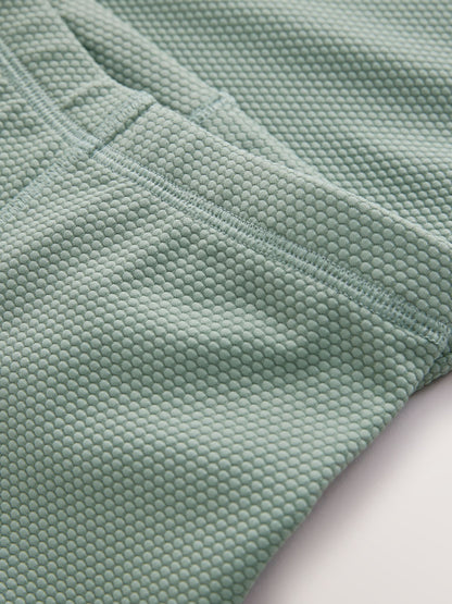 Green Textured Swim Set (3mths-7yrs) - Size 3-6 Months (62-68cm)