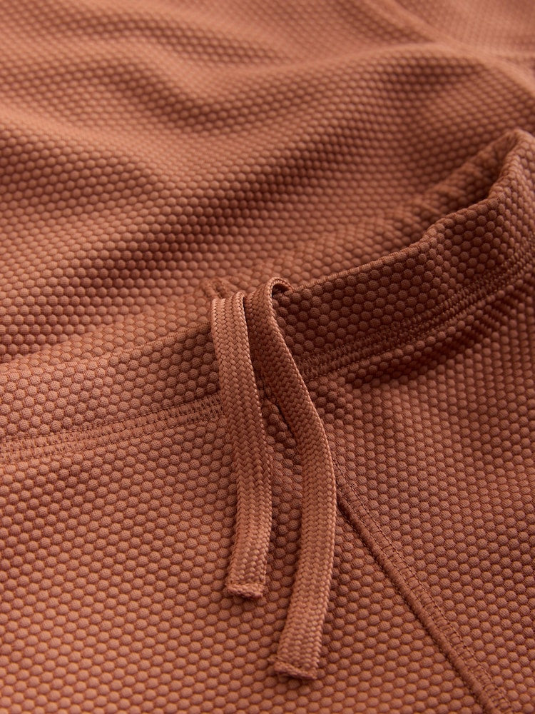 Rust Brown Textured Swim Set (3mths-7yrs) - Size 3-6 Months (62-68cm)