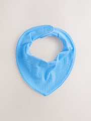Blue/Green Baby Dribble Bibs 5 Pack - Size One