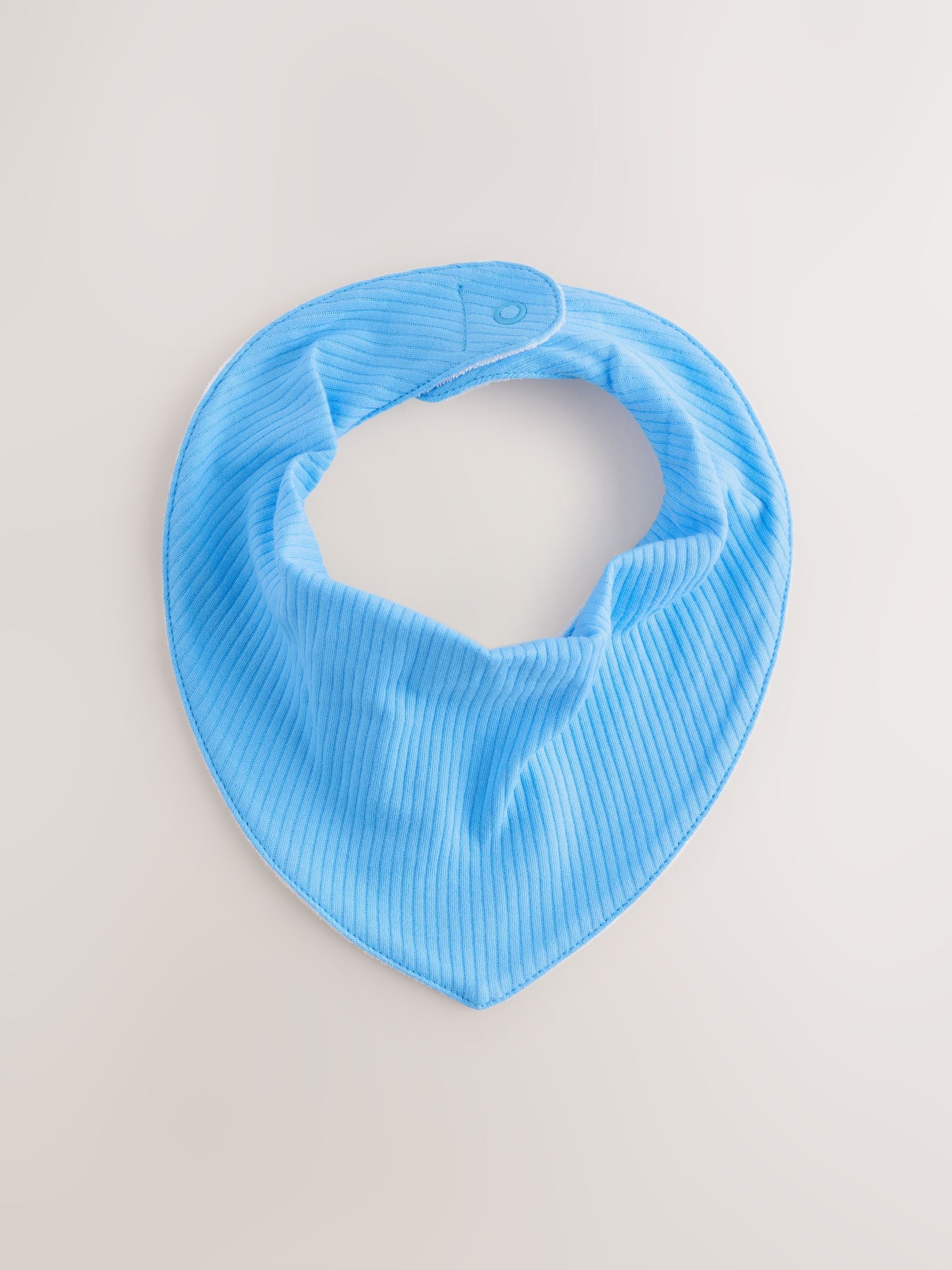 Blue/Green Baby Dribble Bibs 5 Pack - Size One