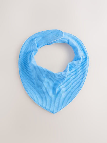 Blue/Green Baby Dribble Bibs 5 Pack