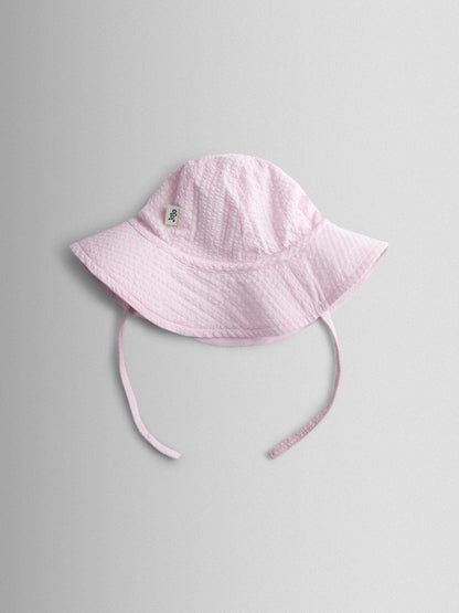 JoJo Maman Bébé Pink Jemima Puddle-Duck Embroidered Romper &amp; Hat Set - Size Up To 3 Months (50 - 62cm)