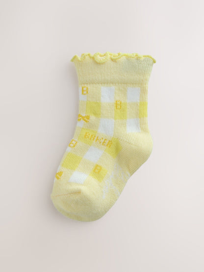 Baker by Ted Baker 5 Pack Socks - Size Up To 3 Months (50 - 62cm)
