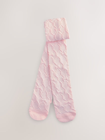 Baker by Ted Baker 3 Pack Occasion Embossed Multi Tights - Size 12-18 Months (80-86cm)