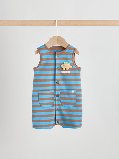 Blue Dino Print