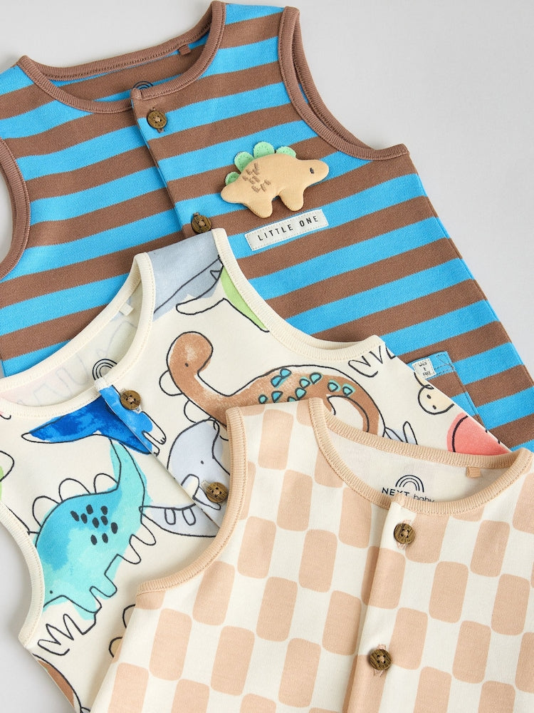 Blue Dino Print