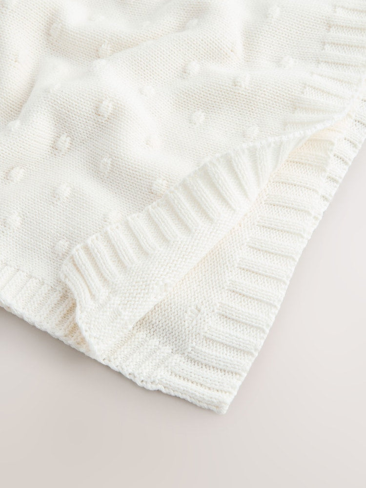 Ecru Bobble Blanket