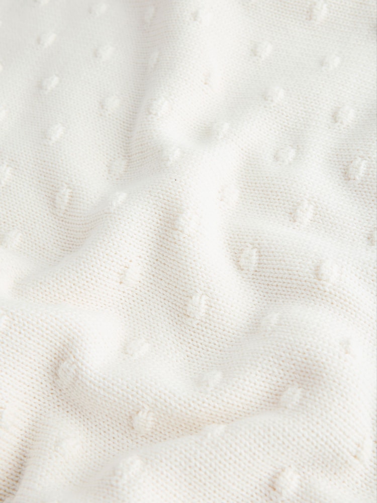 Ecru Bobble Blanket
