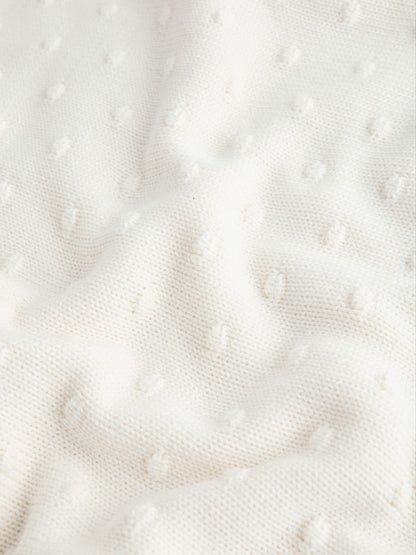 Ecru Bobble Blanket