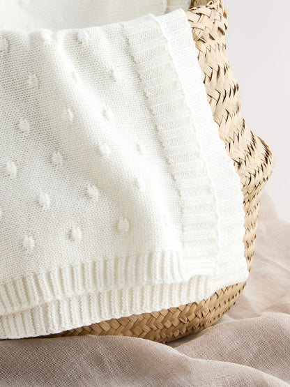 Ecru Bobble Blanket