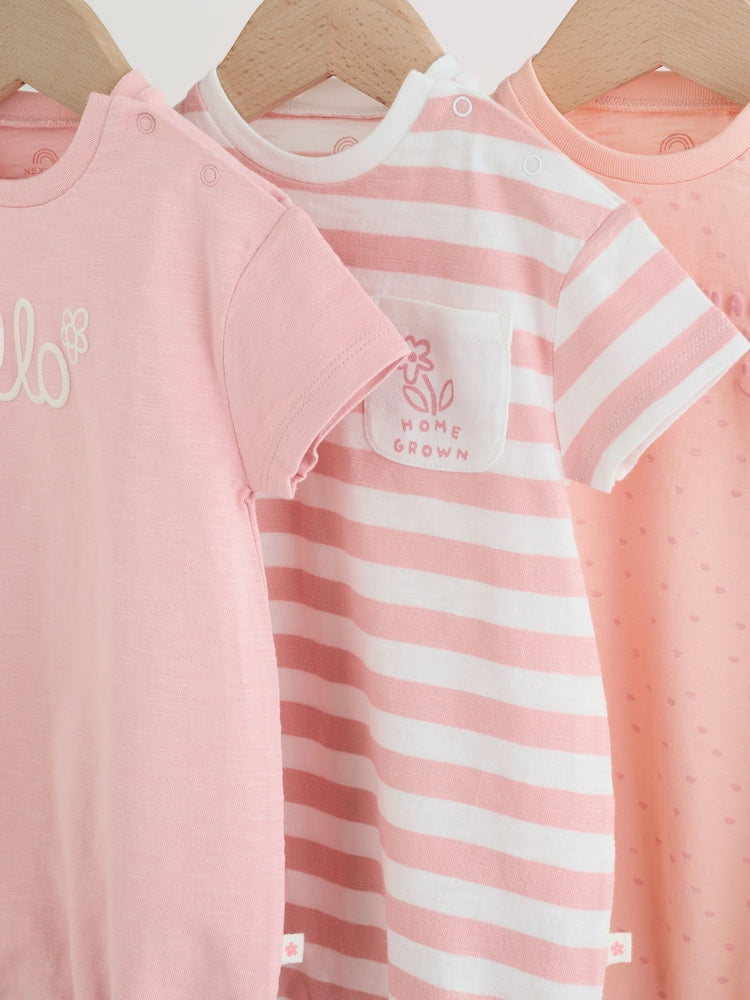 Pink Tonal Striped 3 Pack