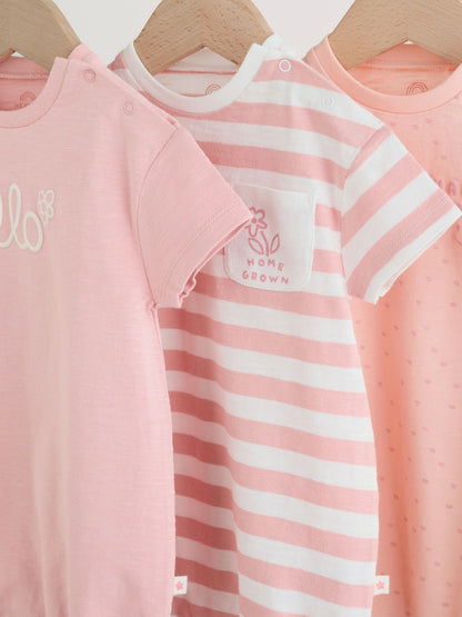 Pink Tonal Striped 3 Pack