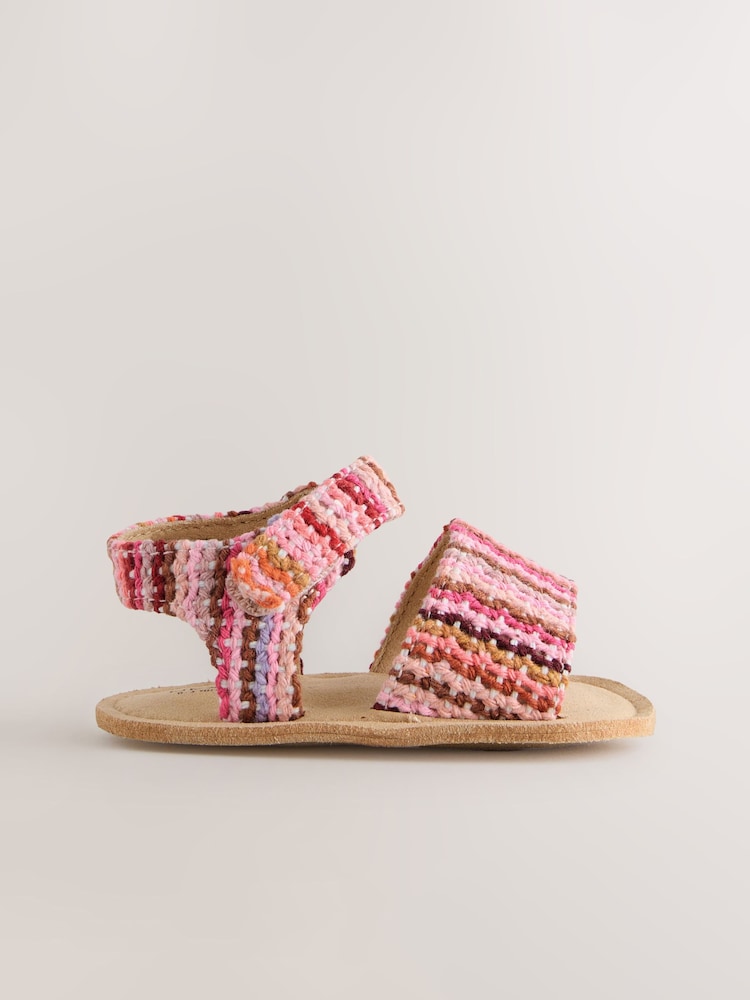 Multi Baby Sandals (0-24mths) - Size Up To 3 Months (50 - 62cm)