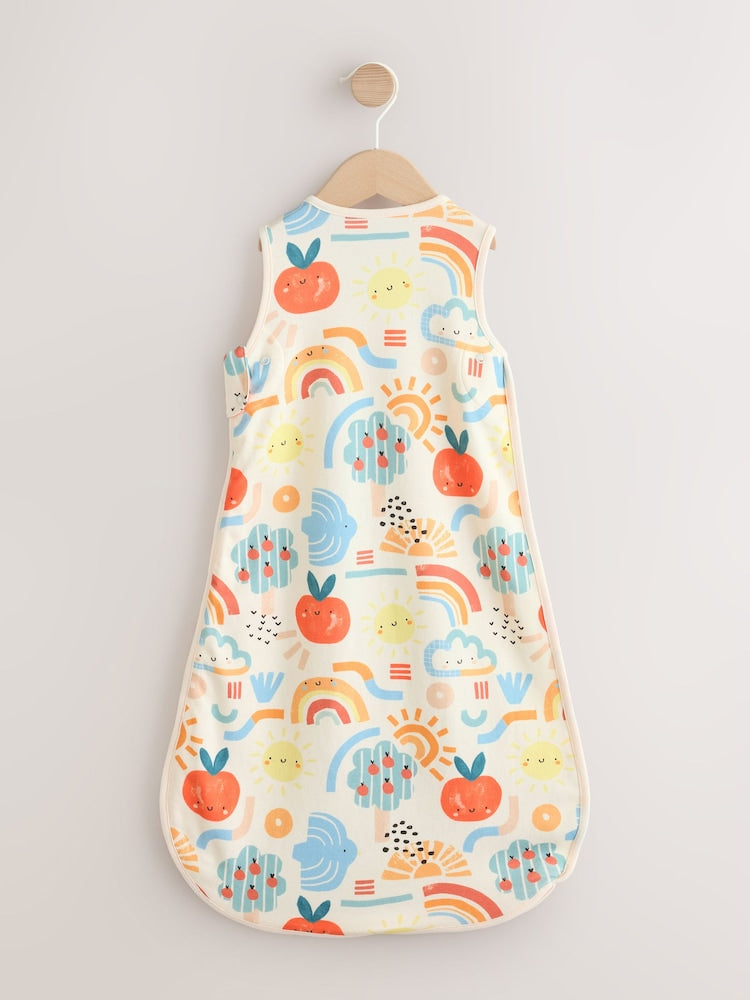 Rainbow Fruits 0.5 Tog Sleeveless Baby Sleep Bag