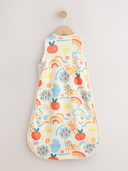 Rainbow Fruits 0.5 Tog Sleeveless Baby Sleep Bag