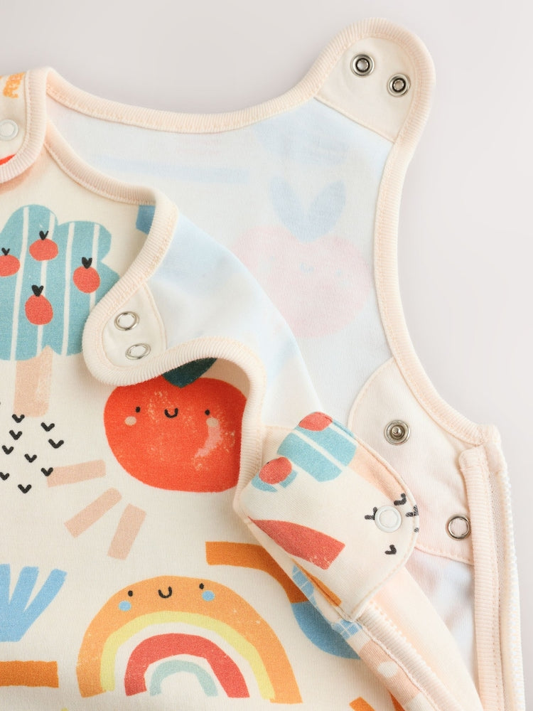 Rainbow Fruits 0.5 Tog Sleeveless Baby Sleep Bag