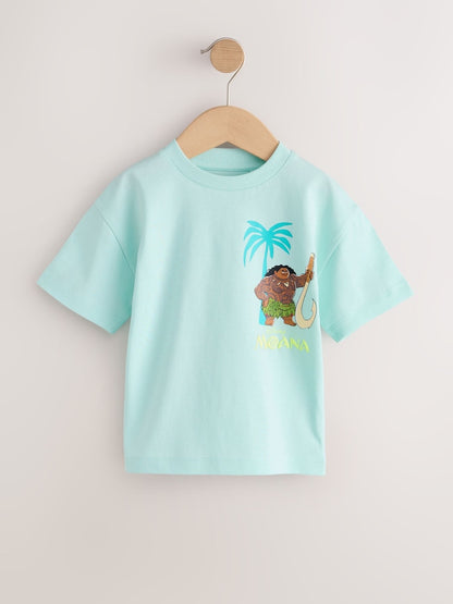 Blue Moana Short Sleeve T-Shirt (6mths-8yrs) - Blue Moana / 7 - 8 Years (122 - 128cm)