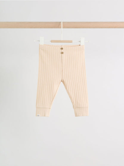 Neutral Hello World Top and Leggings Baby Set (0-18mths) - Size First Size (50cm)