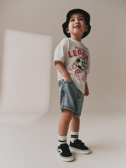 Light Blue Denim Shorts (3mths-7yrs)