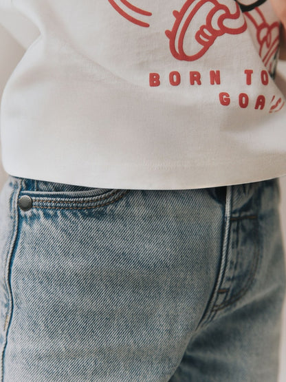 Light Blue Denim Shorts (3mths-7yrs)