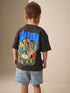 Charcoal Grey Sao Paulo Short Sleeve Back Print T-Shirt (3mths-7yrs) - Charcoal Grey Sao Paulo / 12-18 Months (80-86cm)