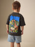 Charcoal Grey Sao Paulo Short Sleeve Back Print T-Shirt (3mths-7yrs) - Size 3-6 Months (62-68cm) - Default 1