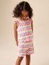 Pink Stripe Knitted Top And Shorts Set (3mths-7yrs) - Pink Stripe / 12-18 Months (80-86cm)