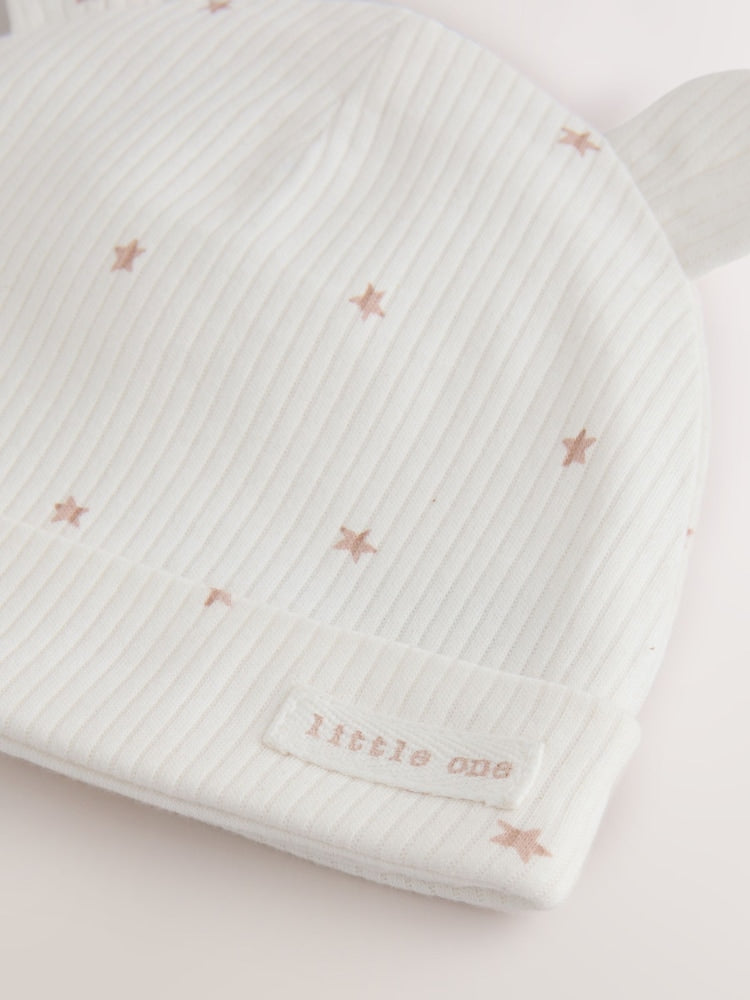 Cream Baby Sleepsuit and Hat Set (0-9mths)