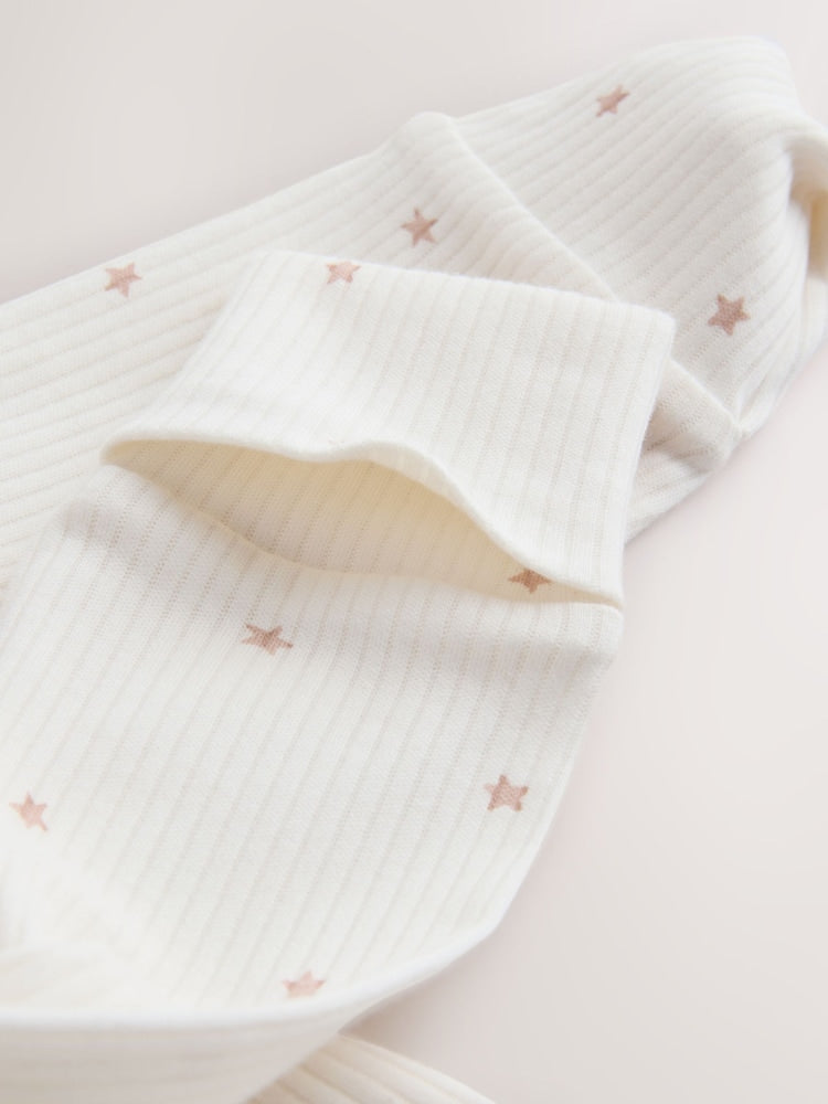 Cream Baby Sleepsuit and Hat Set (0-9mths)