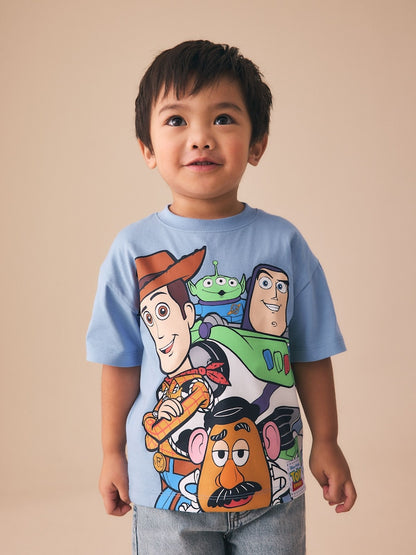 Blue Toy Story Short Sleeve T-Shirt (3mths-8yrs)