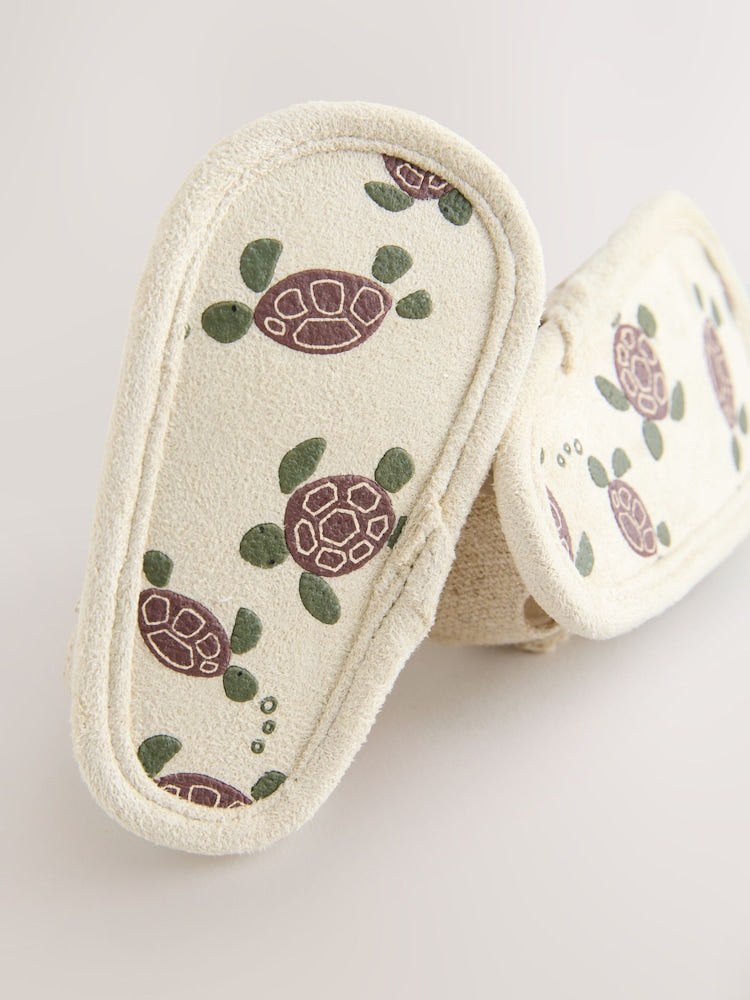 Neutral Turtle Baby Fisherman Sandals (0-2mths) - Size Up To 3 Months (50 - 62cm)
