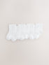 White 7 Pack Baby Socks (0mths-2yrs) - Size 50cm (First Size)