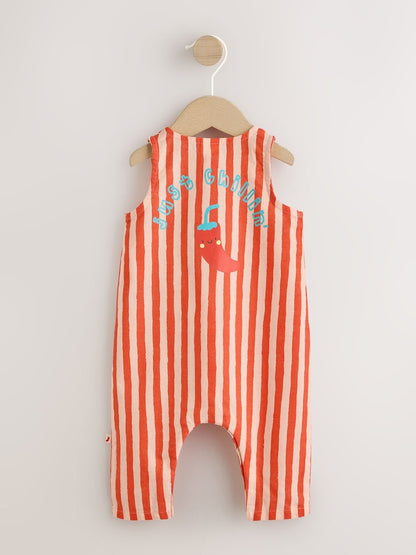 Red Stripe Chilli Print