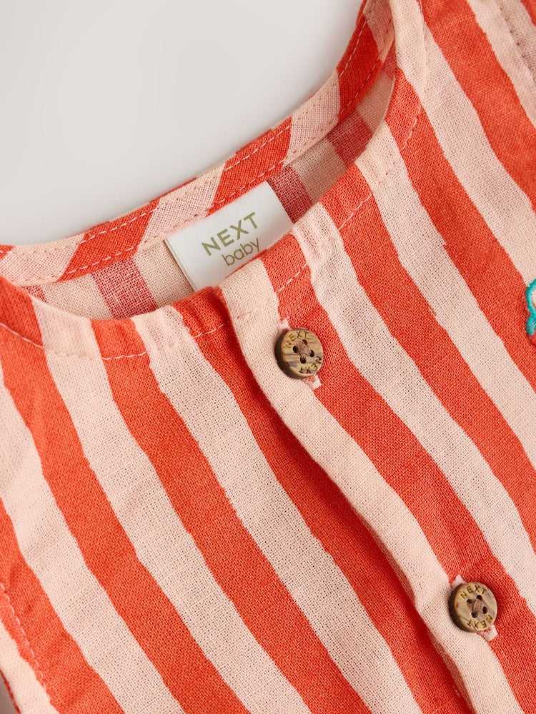 Red Stripe Chilli Print