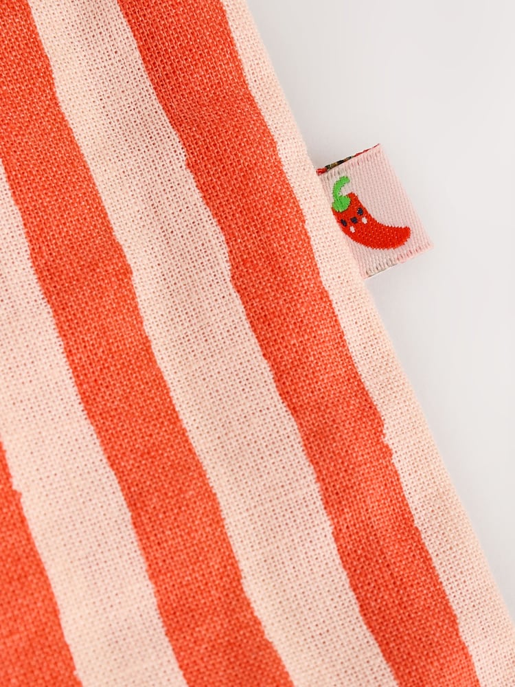 Red Stripe Chilli Print