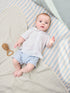 Blue Nautical Smart Shirt and Shorts Baby Set (0mths-2yrs) - Blue Nautical Smart / 12-18 Months (80-86cm)