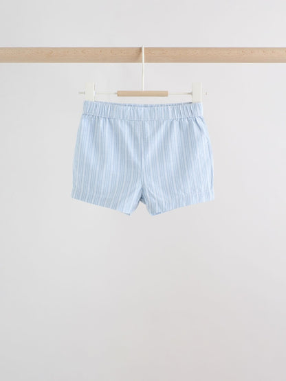 Blue Nautical Smart Shirt and Shorts Baby Set (0mths-2yrs)