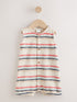 Red/Blue Stripe Jersey Baby Rompers (0mths-3yrs) - Red/Blue Stripe / 12-18 Months (80-86cm)