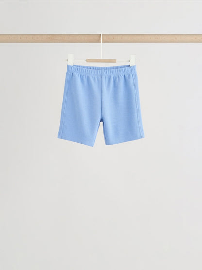 Blue/Lilac/Green Tops and Shorts 6 Piece Baby Set (0mths-2yrs)