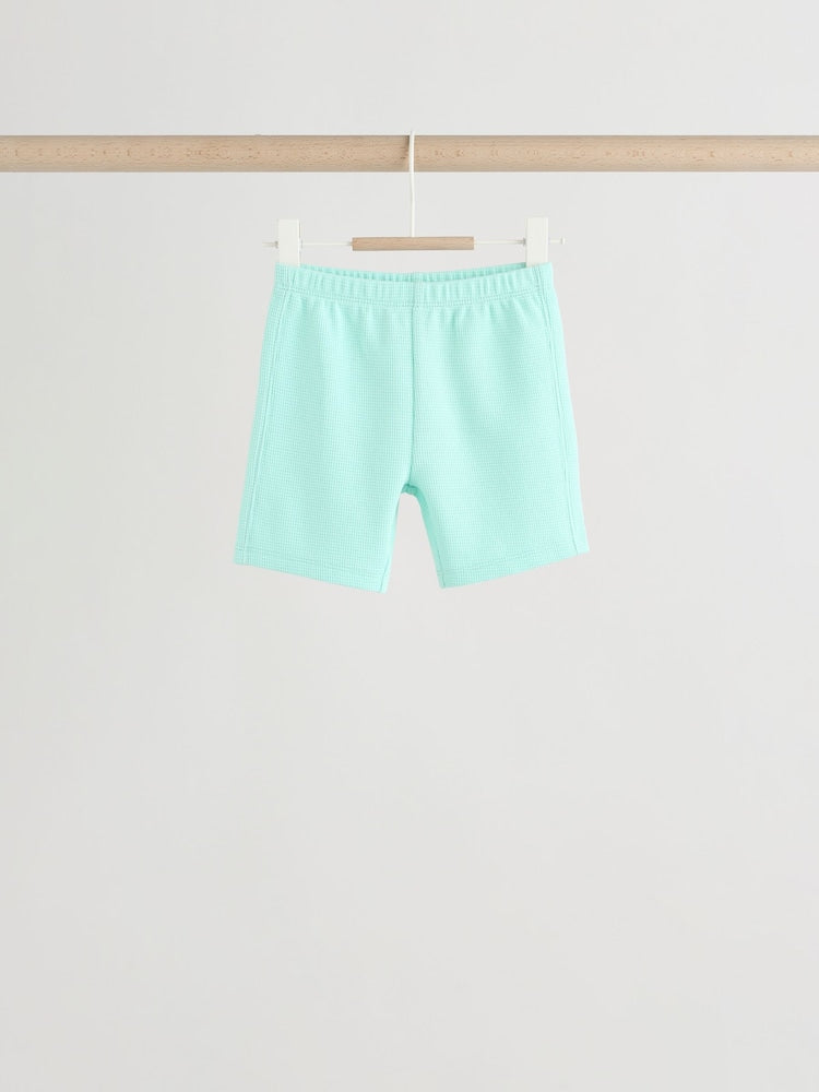 Blue/Lilac/Green Tops and Shorts 6 Piece Baby Set (0mths-2yrs)