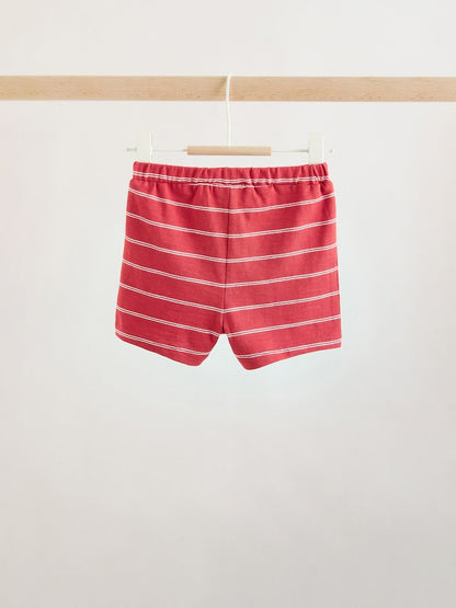 Red Farm Print Top and Shorts Baby Set (0mths-2yrs)