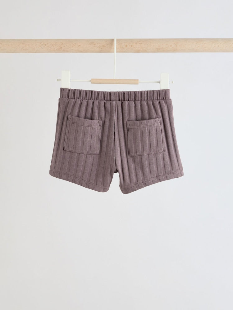 Brown Polo Top and Shorts Baby Set (0mths-2yrs)