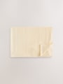 2 Pack Yellow Cotton Baby Cellular Blankets - Size 75x95
