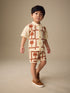 Rust Brown Crochet Palm Tree Set (12mths-7yrs) - Rust Brown / 12-18 Months (80-86cm)