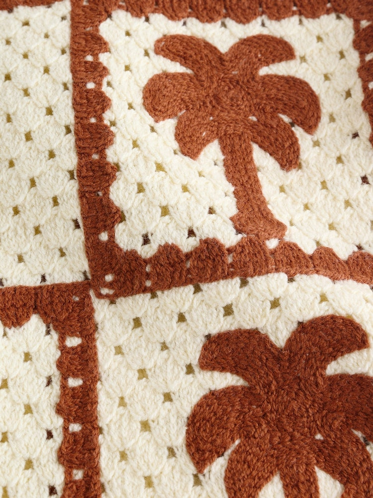 Rust Brown Crochet Palm Tree Set (12mths-7yrs)